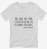 The Cave You Fear Joseph Campbell Quote Womens Vneck Shirt 666x695.jpg?v=1700523750