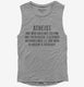 The Definition Of Atheism grey Womens Muscle Tank