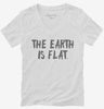 The Earth Is Flat Earth Womens Vneck Shirt 666x695.jpg?v=1700452260