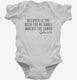 The Geek Shall Inherit The Earth white Infant Bodysuit