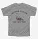 The Grass Is Calling and I Must Mow Funny grey Youth Tee