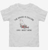 The Grass Is Calling And I Must Mow Funny Toddler Shirt 666x695.jpg?v=1700366542