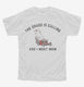 The Grass Is Calling and I Must Mow Funny white Youth Tee