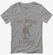 The Moose Is Loose  Womens V-Neck Tee