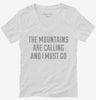 The Mountains Are Calling And I Must Go Womens Vneck Shirt 666x695.jpg?v=1700513369