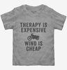Therapy Is Expensive Wind Is Cheap Funny Biker Toddler