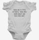 There Are 10 Types Of People Those Who Know Binary white Infant Bodysuit