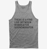 There Is A Fine Line Between Numerator And Denominator Funny Math Tank Top 666x695.jpg?v=1700452354