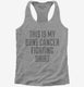 This Is My Bone Cancer Fighting Shirt  Womens Racerback Tank