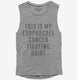 This Is My Esophagael Cancer Fighting Shirt  Womens Muscle Tank