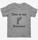 This Is My Manatee Funny Sea Life  Toddler Tee