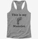 This Is My Manatee Funny Sea Life  Womens Racerback Tank
