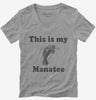 This Is My Manatee Funny Sea Life Womens Vneck