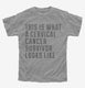 This Is What A Cervical Cancer Survivor Looks Like grey Youth Tee