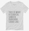 This Is What A Cervical Cancer Survivor Looks Like Womens Vneck Shirt 666x695.jpg?v=1700489787