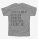 This Is What A Colon Cancer Survivor Looks Like grey Youth Tee