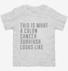 This Is What A Colon Cancer Survivor Looks Like Toddler Shirt 666x695.jpg?v=1700491016