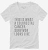 This Is What A Colorectal Cancer Survivor Looks Like Womens Vneck Shirt 666x695.jpg?v=1700503526