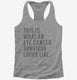 This Is What A Eye Cancer Survivor Looks Like  Womens Racerback Tank