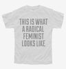 This Is What A Radical Feminist Looks Like Youth Tshirt 72a4fc34-0cbb-45cd-8d1b-d401c0e34ffa 666x695.jpg?v=1700590351