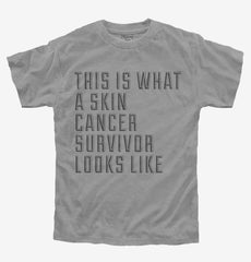 This Is What A Skin Cancer Survivor Looks Like Youth Shirt