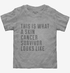 This Is What A Skin Cancer Survivor Looks Like Toddler Shirt