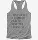 This Is What A Stomach Cancer Survivor Looks Like  Womens Racerback Tank