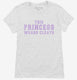 This Princess Wears Cleats white Womens