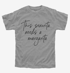 This Senorita Needs A Margarita Girls Trip Youth Shirt