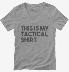 This is My Tactical Womens V-Neck Shirt