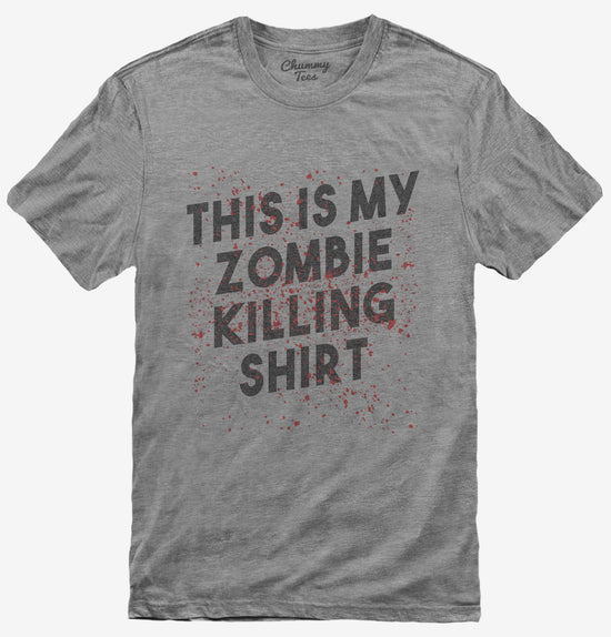 This is My Zombie Killing Shirt Funny T-Shirt