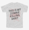 This Is My Zombie Killing Shirt Funny Youth