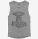 Thor's Hammer Viking Norse grey Womens Muscle Tank