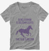 Time To Be A Unicorn Womens Vneck