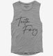 Tooth Fairy grey Womens Muscle Tank