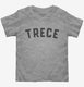 Trece 13th Birthday grey Toddler Tee