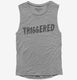 Triggered Funny Meme  Womens Muscle Tank