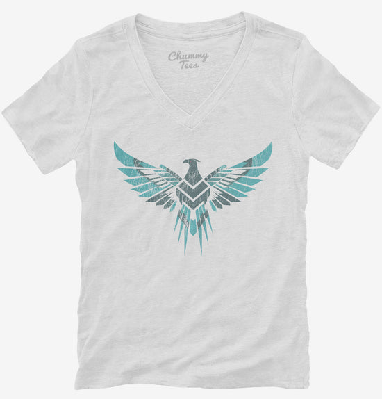 Turquoise Aztec Thunderbird Boho Southwestern T-Shirt