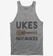 Ukes Not Nukes Funny Ukulele  Tank