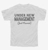 Under New Management Just Married Wedding Bridal Party Youth