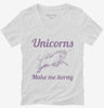Unicorns Make Me Horny Womens Vneck Shirt 666x695.jpg?v=1700522703
