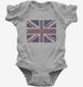 Union Jack grey Infant Bodysuit