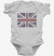 Union Jack white Infant Bodysuit