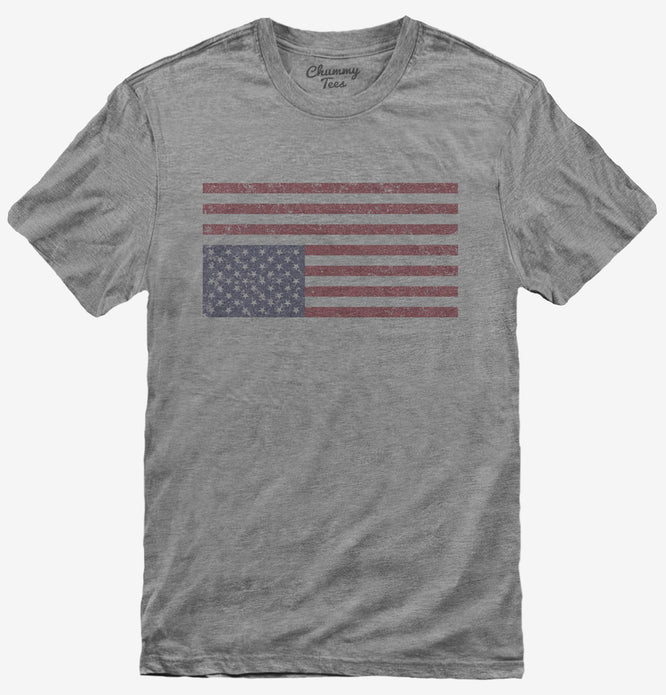 Upside Down American Flag T-Shirt
