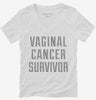 Vaginal Cancer Survivor Womens Vneck Shirt 666x695.jpg?v=1700476084