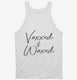 Vaxxed and Waxed Funny Vaccinated white Tank