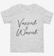 Vaxxed and Waxed Funny Vaccinated white Toddler Tee