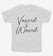 Vaxxed and Waxed Funny Vaccinated white Youth Tee