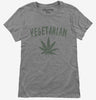 Vegetarian Marijuana Leaf Weed Smoker Womens