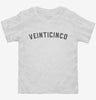 Veinticinco 25th Birthday Toddler Shirt 666x695.jpg?v=1700322404
